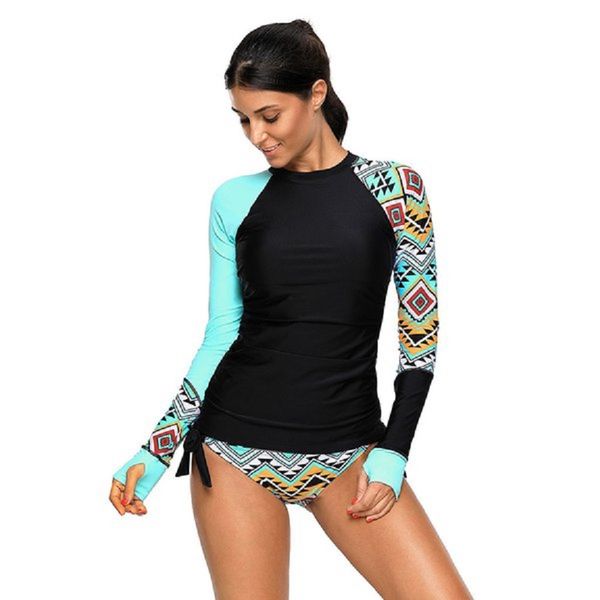 long sleeve tankini women swimwear bikini swimsuit for girls beach upf 50+ rash guards diving suit plus size 11, Black
long sleeve tankini women swimwear bikini swimsuit for girls beach upf 50+ rash guards diving suit plus size 11, Black