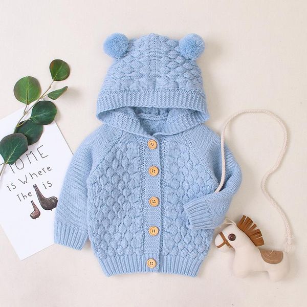 jackets spring autumn born infant baby girl boy cardigan clothes winter jacket warm coat knitted sweater hooded button outwear, Blue;gray
jackets spring autumn born infant baby girl boy cardigan clothes winter jacket warm coat knitted sweater hooded button outwear, Blue;gray