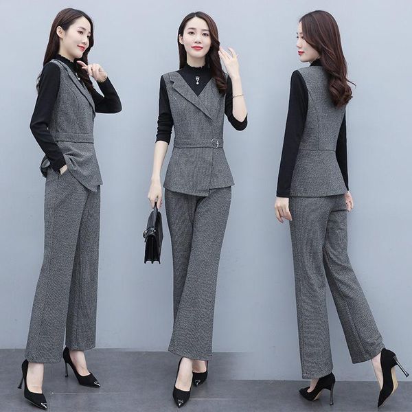 women's two piece pants women vest and set 2021 autumn fashion large size sleeveless jacket waistcoat flare trousers suits for office l, White
women's two piece pants women vest and set 2021 autumn fashion large size sleeveless jacket waistcoat flare trousers suits for office l, White