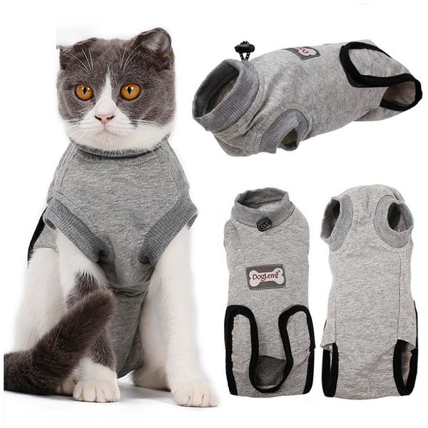cat costumes adjustable clothes recovery suit for wounds cotton close-fitting soft prevent lick after wear cats art weaning
cat costumes adjustable clothes recovery suit for wounds cotton close-fitting soft prevent lick after wear cats art weaning
