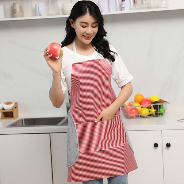 kitchen apron with towel apron women's thickened family waterproof and oil proof coral velvet hand wipe
kitchen apron with towel apron women's thickened family waterproof and oil proof coral velvet hand wipe