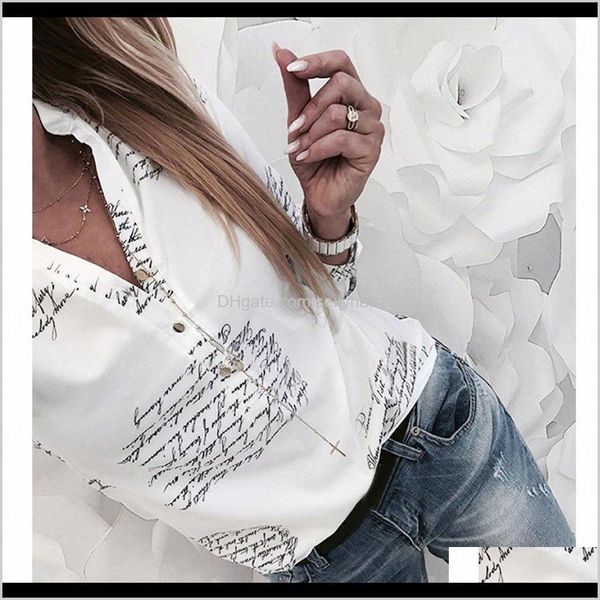 blouses & womens clothing apparel drop delivery 2021 women fashion v neck long sleeve beach blouse casual letters printed slim fit, White
blouses & womens clothing apparel drop delivery 2021 women fashion v neck long sleeve beach blouse casual letters printed slim fit, White