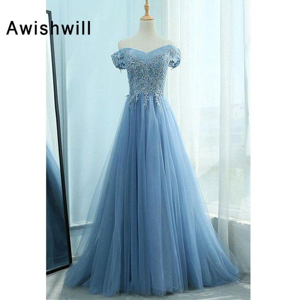 party dresses off the shoulder evening dress sleeveless beading lace-up back tulle aline elegant women long formal gown, White;black
party dresses off the shoulder evening dress sleeveless beading lace-up back tulle aline elegant women long formal gown, White;black