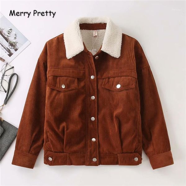 women's down & parkas merry pretty solid corduroy cotton coats 2021 winter warm jacket thicken single-breasted parka loose pockets muje, Black
women's down & parkas merry pretty solid corduroy cotton coats 2021 winter warm jacket thicken single-breasted parka loose pockets muje, Black
