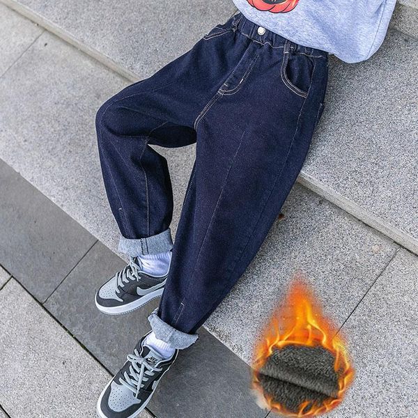teens kids trousers winter warm pants for girls jeans thicken fleece loose casual autumn clothes children outfit 8 y, Blue
teens kids trousers winter warm pants for girls jeans thicken fleece loose casual autumn clothes children outfit 8 y, Blue