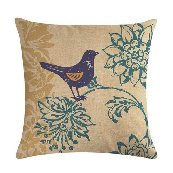 cushion/decorative pillow linen sofa bed home decor vintage painted flowers and birds pillowcase cushion cover soft car case 45 * 45cm
cushion/decorative pillow linen sofa bed home decor vintage painted flowers and birds pillowcase cushion cover soft car case 45 * 45cm