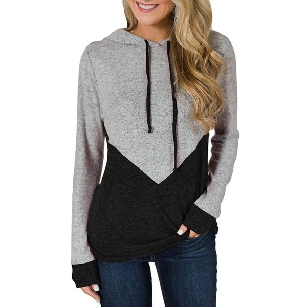 women's hoodies & sweatshirts fashion casual long sleeve patchwork pullovers blouse shirt women autumn hooded sj237v, Black
women's hoodies & sweatshirts fashion casual long sleeve patchwork pullovers blouse shirt women autumn hooded sj237v, Black