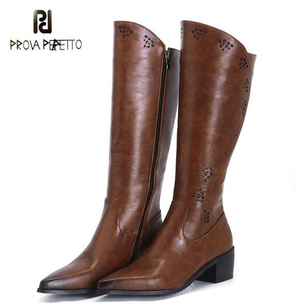 boots autumn and winter pointed toe hollow flower stitching side zipper square heel ladies retro all-match fashion, Black
boots autumn and winter pointed toe hollow flower stitching side zipper square heel ladies retro all-match fashion, Black