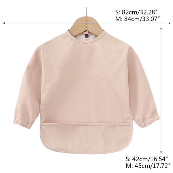 bibs & burp cloths baby long sleeve bib solid color cloth toddler pu waterproof smock with pocket infant feeding apron d5qa
bibs & burp cloths baby long sleeve bib solid color cloth toddler pu waterproof smock with pocket infant feeding apron d5qa