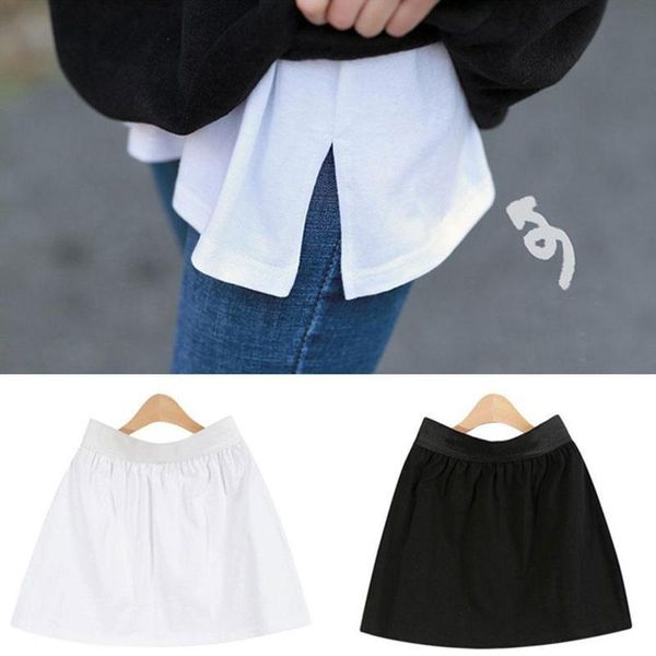 adjustable layering fake womens skirt mini shirt extender fashion half extended women accessories, Black
adjustable layering fake womens skirt mini shirt extender fashion half extended women accessories, Black