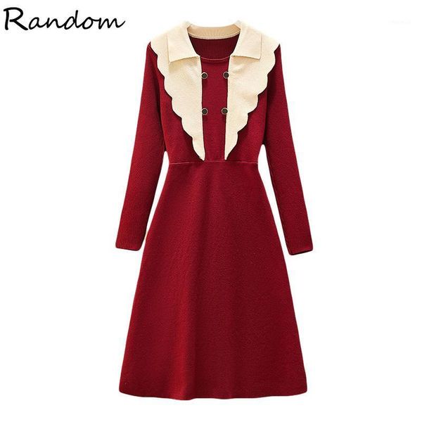 women 2021 winter sweet vintage christmas kinttes party dress long sleeve contrast bandage a line knee black red dresses casual, Black;gray
women 2021 winter sweet vintage christmas kinttes party dress long sleeve contrast bandage a line knee black red dresses casual, Black;gray