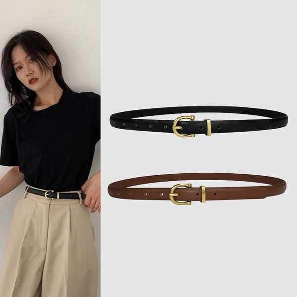 gold pin buckle thin belt for women ladies fashion faux leather waistbands casual black brown jeans pants straps female
gold pin buckle thin belt for women ladies fashion faux leather waistbands casual black brown jeans pants straps female