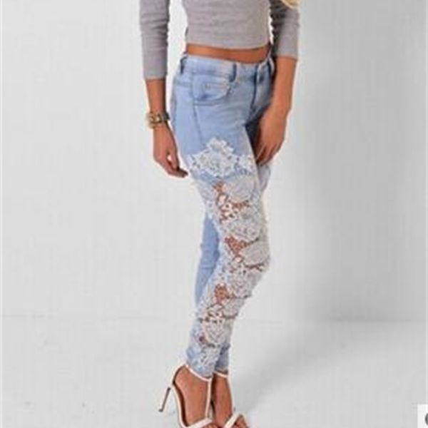 2021 hollow out lace jeans pant women girls vintage pant long jeans splice elasticity slim fit jeans pant, Blue
2021 hollow out lace jeans pant women girls vintage pant long jeans splice elasticity slim fit jeans pant, Blue
