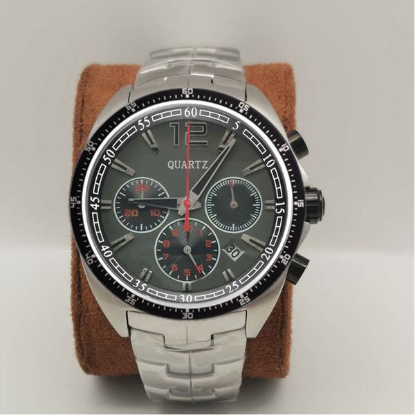 montre de luxe luxury mens watches chronograph quartz movement f1 wristwatch man ss fashion sport watch relogio masculino male wristwatches, Slivery;brown
montre de luxe luxury mens watches chronograph quartz movement f1 wristwatch man ss fashion sport watch relogio masculino male wristwatches, Slivery;brown