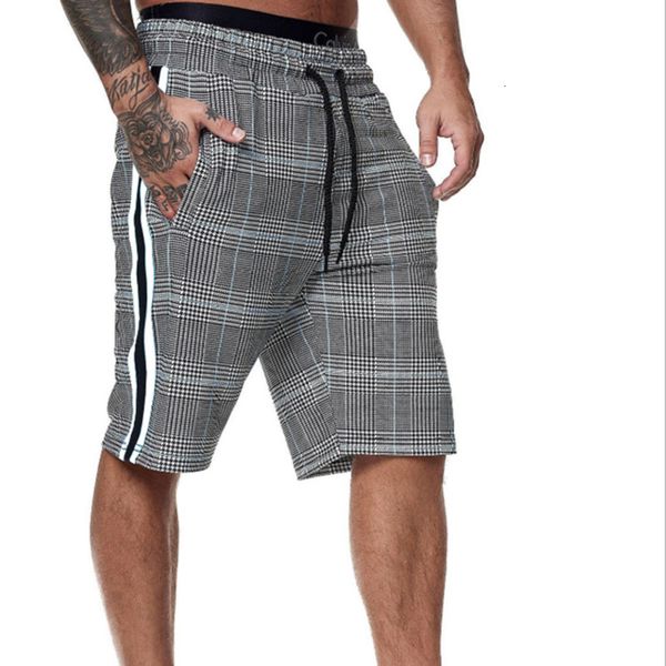 casual sports men's plaid stripe fashion slim fitness shorts beach pants, White;black
casual sports men's plaid stripe fashion slim fitness shorts beach pants, White;black