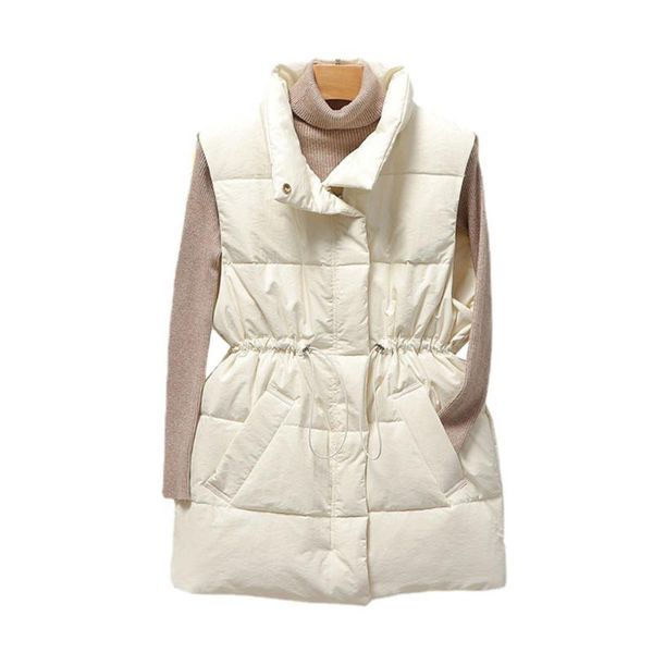women's vests down vest short jacket-winter sleeveless autumn casual zipper white duck jacket quilted, Black;white
women's vests down vest short jacket-winter sleeveless autumn casual zipper white duck jacket quilted, Black;white