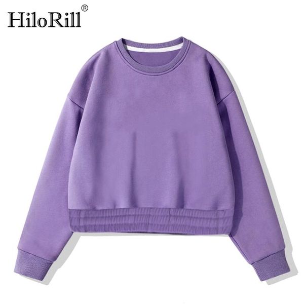 women's hoodies & sweatshirts hilorill 2021 autumn winter cropped sweatshirt women batwing long sleeve pullover female o neck fleece su, Black
women's hoodies & sweatshirts hilorill 2021 autumn winter cropped sweatshirt women batwing long sleeve pullover female o neck fleece su, Black