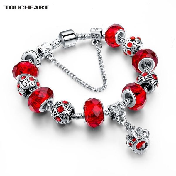 charm bracelets toucheart red personalized crown bracelet &bangles charms for women girl jewelry making sbr160016, Golden;silver
charm bracelets toucheart red personalized crown bracelet &bangles charms for women girl jewelry making sbr160016, Golden;silver