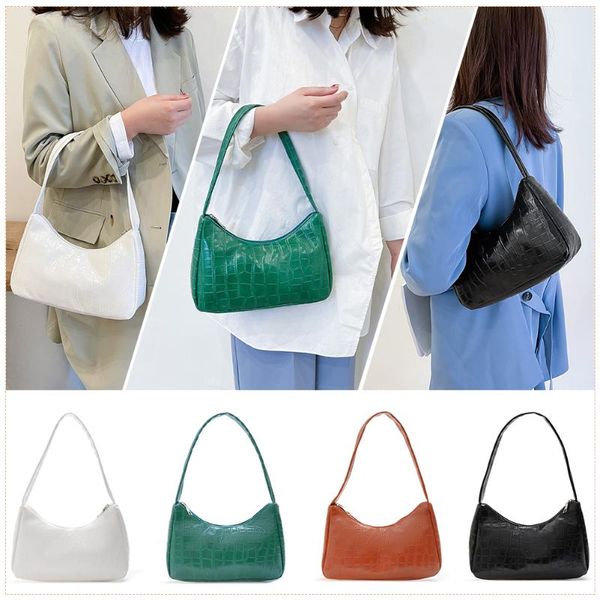 women handbag pu leather solid alligator print pouch ladies handle clutches casual underarm purse wallet decoration cross body
women handbag pu leather solid alligator print pouch ladies handle clutches casual underarm purse wallet decoration cross body