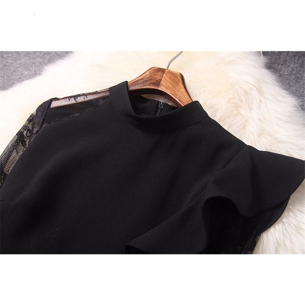 women's names autumn fashion full sleeves frilly black ruffles dress party, Black;gray
women's names autumn fashion full sleeves frilly black ruffles dress party, Black;gray