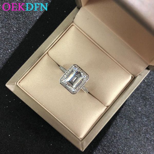 cluster rings oekdfn 100% s925 sterling silver ring for women luxury 8*10mm white yellow red blue zircon gemstone wedding jewelry gift, Golden;silver
cluster rings oekdfn 100% s925 sterling silver ring for women luxury 8*10mm white yellow red blue zircon gemstone wedding jewelry gift, Golden;silver