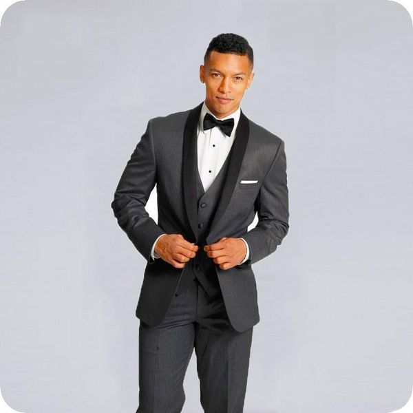 grey groom wedding tuxedos black shawl lapel custom made men suits formal man blazers slim fit costume homme groomsmen men's &, White;black
grey groom wedding tuxedos black shawl lapel custom made men suits formal man blazers slim fit costume homme groomsmen men's &, White;black