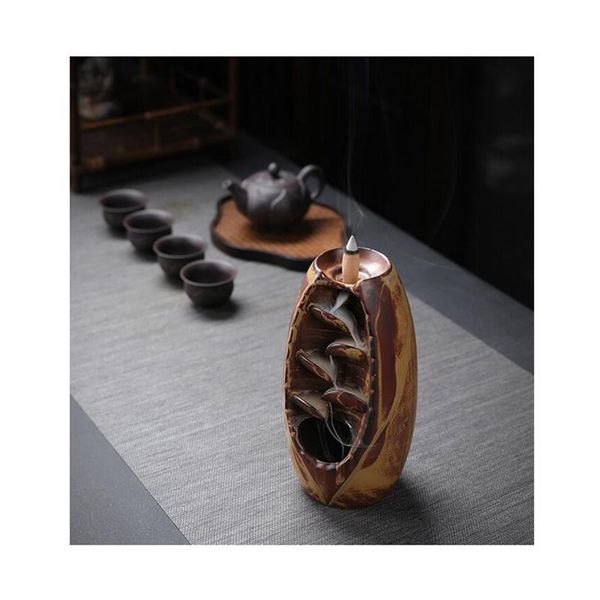 sachet bags ceramic waterfall backflow incense burner censer holder meditation crafts temple home room decoration ornament
sachet bags ceramic waterfall backflow incense burner censer holder meditation crafts temple home room decoration ornament