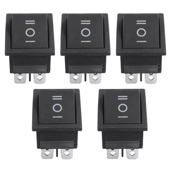 smart home control 5 pcs 6 pin dpdt black button on/off/on rocker switch ac 250v/15a 125v/20a
smart home control 5 pcs 6 pin dpdt black button on/off/on rocker switch ac 250v/15a 125v/20a