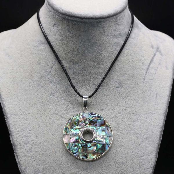 chains natural abalone shell necklace with round pendant leather rope length 55+5cm charms for elegant women love romantic gift, Silver
chains natural abalone shell necklace with round pendant leather rope length 55+5cm charms for elegant women love romantic gift, Silver