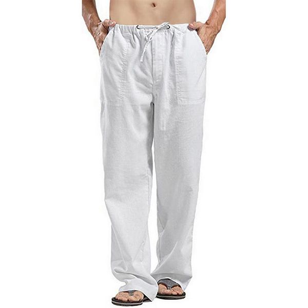 mens pants cotton linen casual for men summer clothing solid straight loose streetwear ropa hombre men's #w, Black
mens pants cotton linen casual for men summer clothing solid straight loose streetwear ropa hombre men's #w, Black
