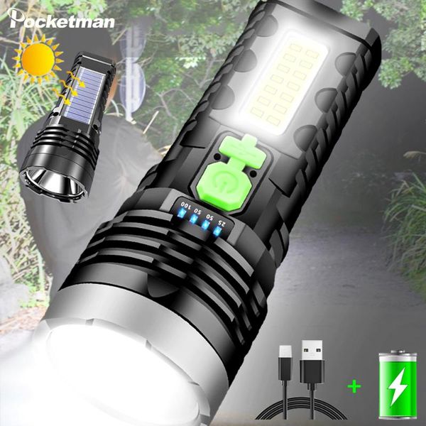 other led lighting usb/solar charging built-in battery torch with cob side light solar waterproof hand camping lamp
other led lighting usb/solar charging built-in battery torch with cob side light solar waterproof hand camping lamp