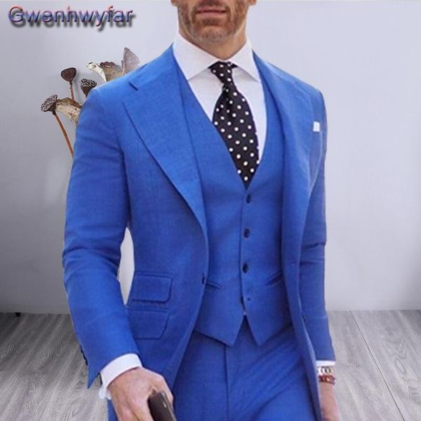 gwenhwyfar gentlemen blue suit for wedding party,custom made peaked lapel men groomsmen terno, 3 pcs single button tuxedos men's suits, White;black
gwenhwyfar gentlemen blue suit for wedding party,custom made peaked lapel men groomsmen terno, 3 pcs single button tuxedos men's suits, White;black