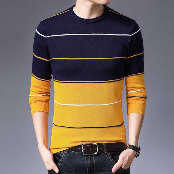men's sweaters autumn outfit crew neck sweater striped men shirt fit slim casual social long sleeve plus size male lj6h, White;black
men's sweaters autumn outfit crew neck sweater striped men shirt fit slim casual social long sleeve plus size male lj6h, White;black