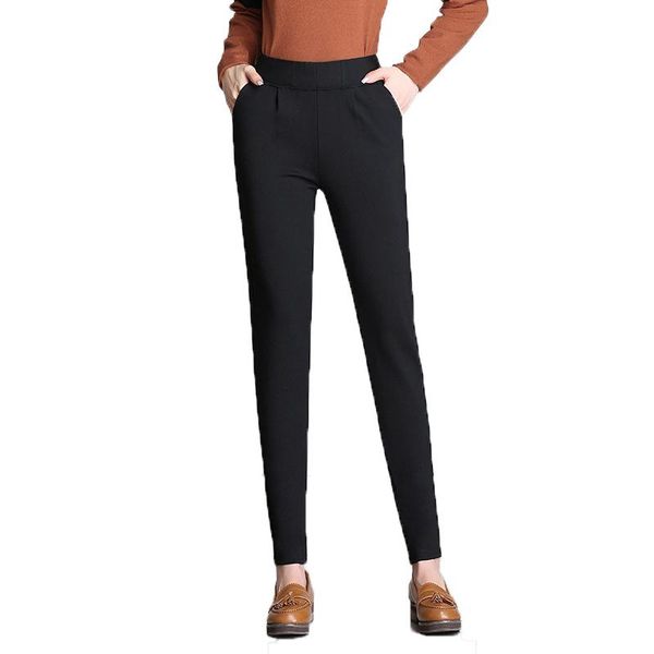 women's pants & capris women trousers solid elastic casual high waist skinny pencil spring ladies simple black ol work wear, Black;white
women's pants & capris women trousers solid elastic casual high waist skinny pencil spring ladies simple black ol work wear, Black;white