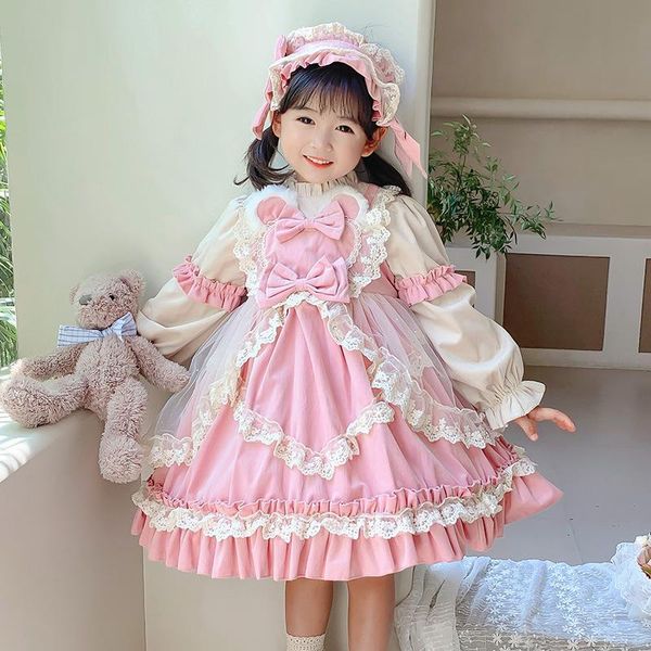 girl's dresses baby girls clothes 2021 autumn winter christmas day children's sweet birthday dress, Red;yellow
girl's dresses baby girls clothes 2021 autumn winter christmas day children's sweet birthday dress, Red;yellow