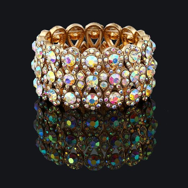 fashion classic rhinestone elastic handmade bracelet bride jewelry banquet dress accessories show 190609-3 bangle, Black
fashion classic rhinestone elastic handmade bracelet bride jewelry banquet dress accessories show 190609-3 bangle, Black