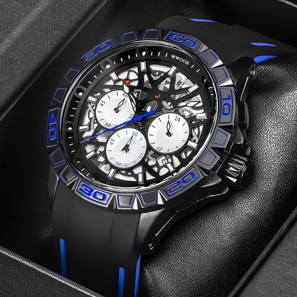 wristwatches relojes 2021 wwoor mens sports watches fashion waterproof quartz watch men casual silicone military luminous wristwatch with bo, Slivery;brown
wristwatches relojes 2021 wwoor mens sports watches fashion waterproof quartz watch men casual silicone military luminous wristwatch with bo, Slivery;brown