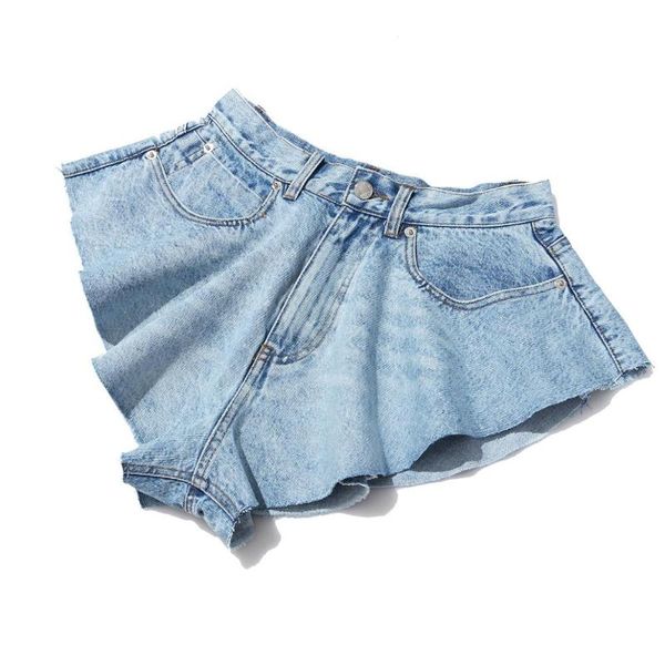 women's super short high waist casual jeans bell pants fashion street ruffle loose skirt wide leg shorts, White;black
women's super short high waist casual jeans bell pants fashion street ruffle loose skirt wide leg shorts, White;black