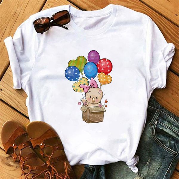 cute animal print fashion casual women t shirt clothes harajuku kawaii graphics female summer o neck tee, White
cute animal print fashion casual women t shirt clothes harajuku kawaii graphics female summer o neck tee, White