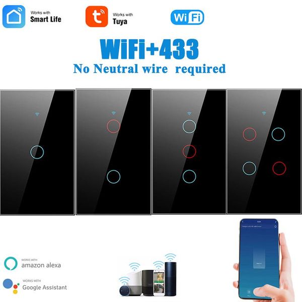smart home control 1/2/3/4 gang wifi us brazil wall touch switch light panel life app via alexa google
smart home control 1/2/3/4 gang wifi us brazil wall touch switch light panel life app via alexa google