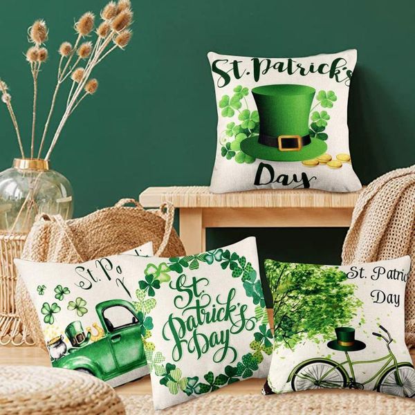 pillow case 4 pcs st. patrick's day covers decorative 45*45 cases cotton linen cushion modern throw pillowcase art
pillow case 4 pcs st. patrick's day covers decorative 45*45 cases cotton linen cushion modern throw pillowcase art