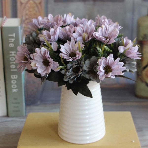 decorative flowers & wreaths 5pcs/10 heads european floral artificial daisy silk flower bouquet spring for wedding decoration fake
decorative flowers & wreaths 5pcs/10 heads european floral artificial daisy silk flower bouquet spring for wedding decoration fake
