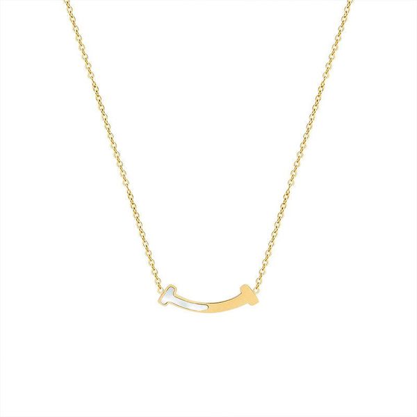 pendant necklaces stainless smile white necklace female clavicle neck chain plated gold gift for women decoration gothic style jewellery, Silver
pendant necklaces stainless smile white necklace female clavicle neck chain plated gold gift for women decoration gothic style jewellery, Silver