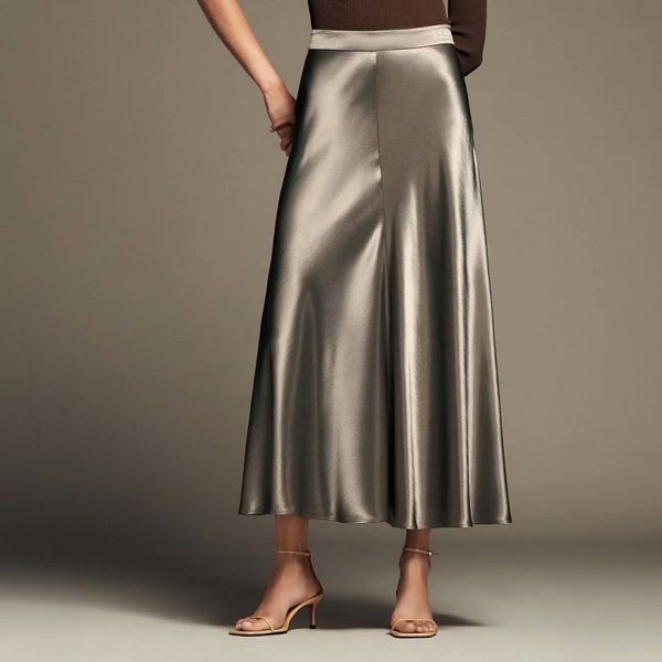 winter pencil skirt womens autumn silk satin texture high waist skirt for women elegant midi skirt office lady 210514, Black
winter pencil skirt womens autumn silk satin texture high waist skirt for women elegant midi skirt office lady 210514, Black