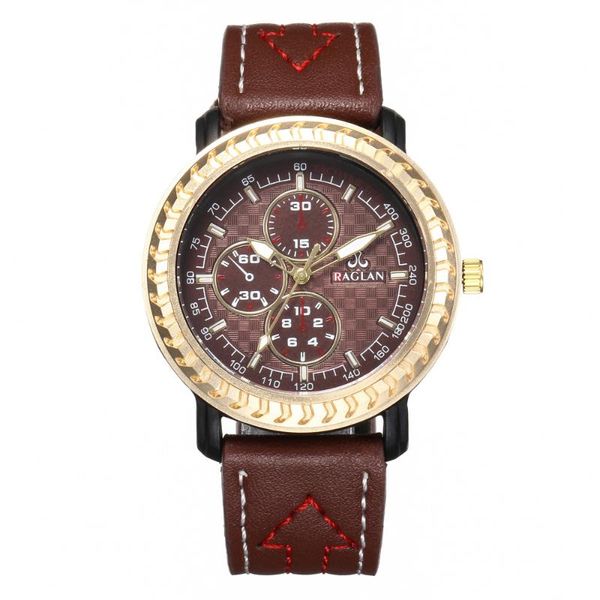 wristwatches large dial men's business casual watches fake three eye sports quartz, Slivery;brown
wristwatches large dial men's business casual watches fake three eye sports quartz, Slivery;brown