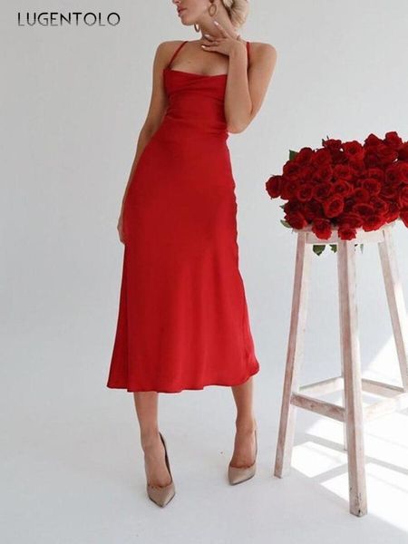 casual dresses women dress sleeveless backless summer party ladies slim solid spaghetti strap lace-up long lugentolo, Black;gray
casual dresses women dress sleeveless backless summer party ladies slim solid spaghetti strap lace-up long lugentolo, Black;gray