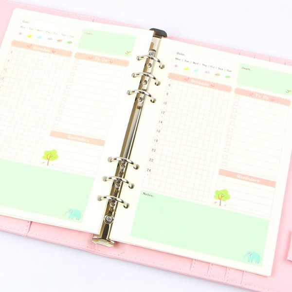 notepads summer cute series notebook filler papers a5/a6 color inner core planner inside page gift stationery planning handbook, Purple;pink
notepads summer cute series notebook filler papers a5/a6 color inner core planner inside page gift stationery planning handbook, Purple;pink