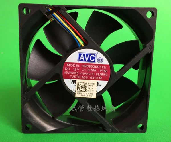 pieces cpu cooler fan for ds08025r12u 80*80*25mm 12v 0.7a p158/p197/p209 pc server inverter chassis cooling 4 pins 0tj5t2 lappads
pieces cpu cooler fan for ds08025r12u 80*80*25mm 12v 0.7a p158/p197/p209 pc server inverter chassis cooling 4 pins 0tj5t2 lappads