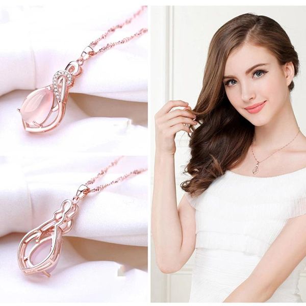 chokers natural rose stone pendant necklace fashion jewelry crystal powder water drop necklaces pendants women, Golden;silver
chokers natural rose stone pendant necklace fashion jewelry crystal powder water drop necklaces pendants women, Golden;silver