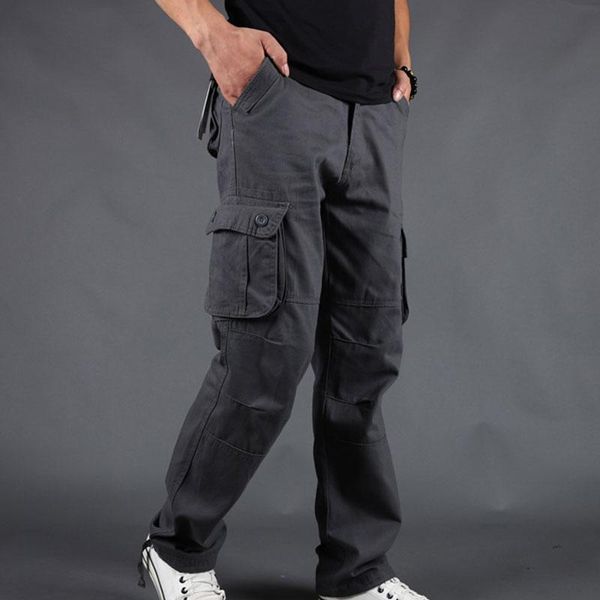 men's pants multi-pocket overalls loose ribbons black hip hop male joggers trousers fashion casual streetwear 8j1645
men's pants multi-pocket overalls loose ribbons black hip hop male joggers trousers fashion casual streetwear 8j1645